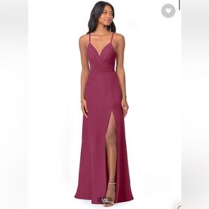 Azazie Everleigh dress Mullberry